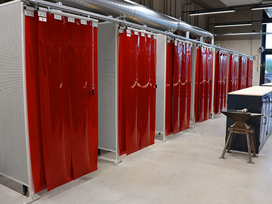 Welding booths